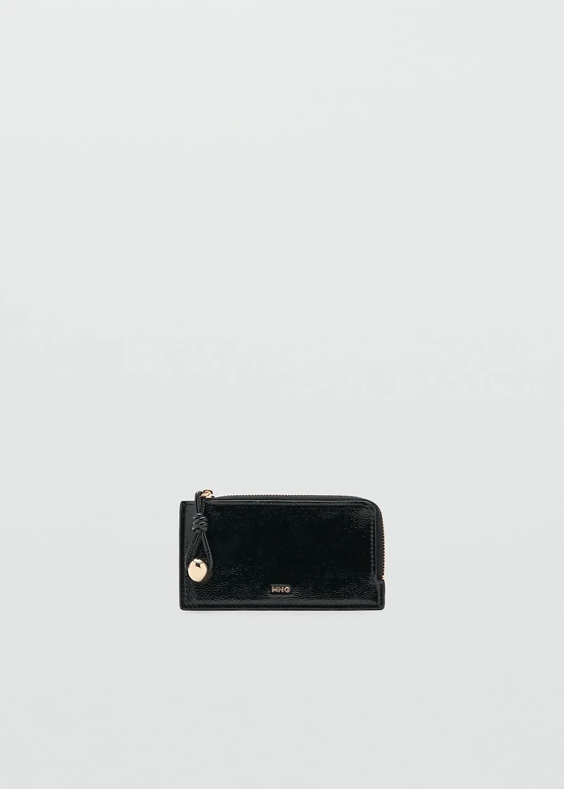 Mini beaded card holder