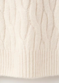 Cable-knit sweater