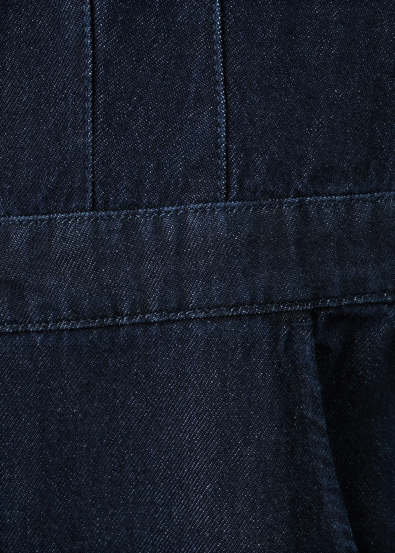 Buttons denim jumpsuit