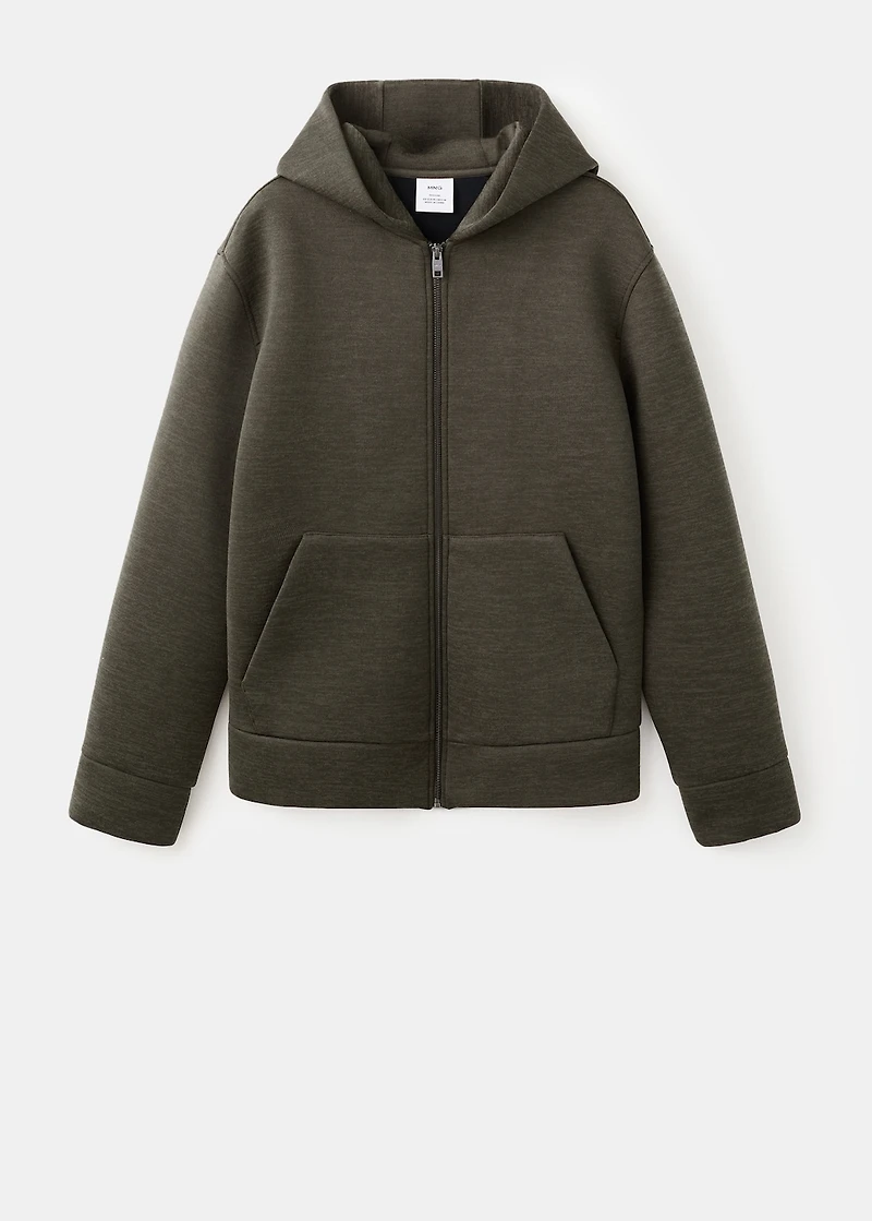 Zipped hoodie