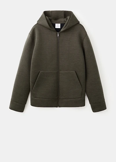 Zipped hoodie