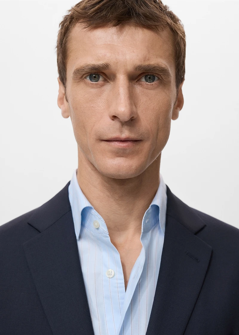 Turin 100% virgin wool suit blazer