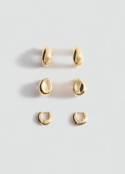 Combined earring set