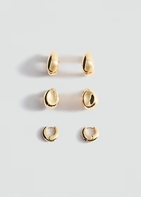 Combined earring set