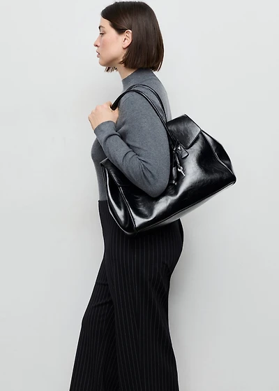 Chalk-stripe straight pants