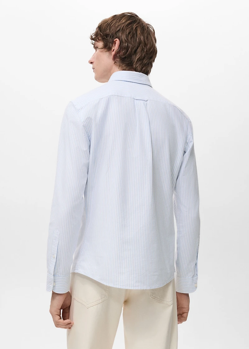 100% cotton kodak striped shirt