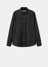 Regular-fit 100% cotton shirt