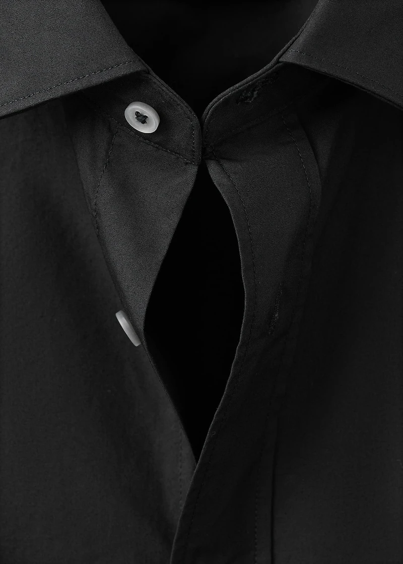 Regular-fit 100% cotton shirt