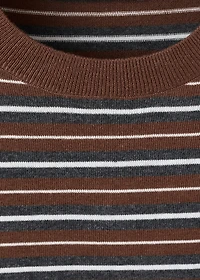 Knit striped sweater
