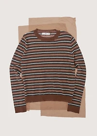 Knit striped sweater