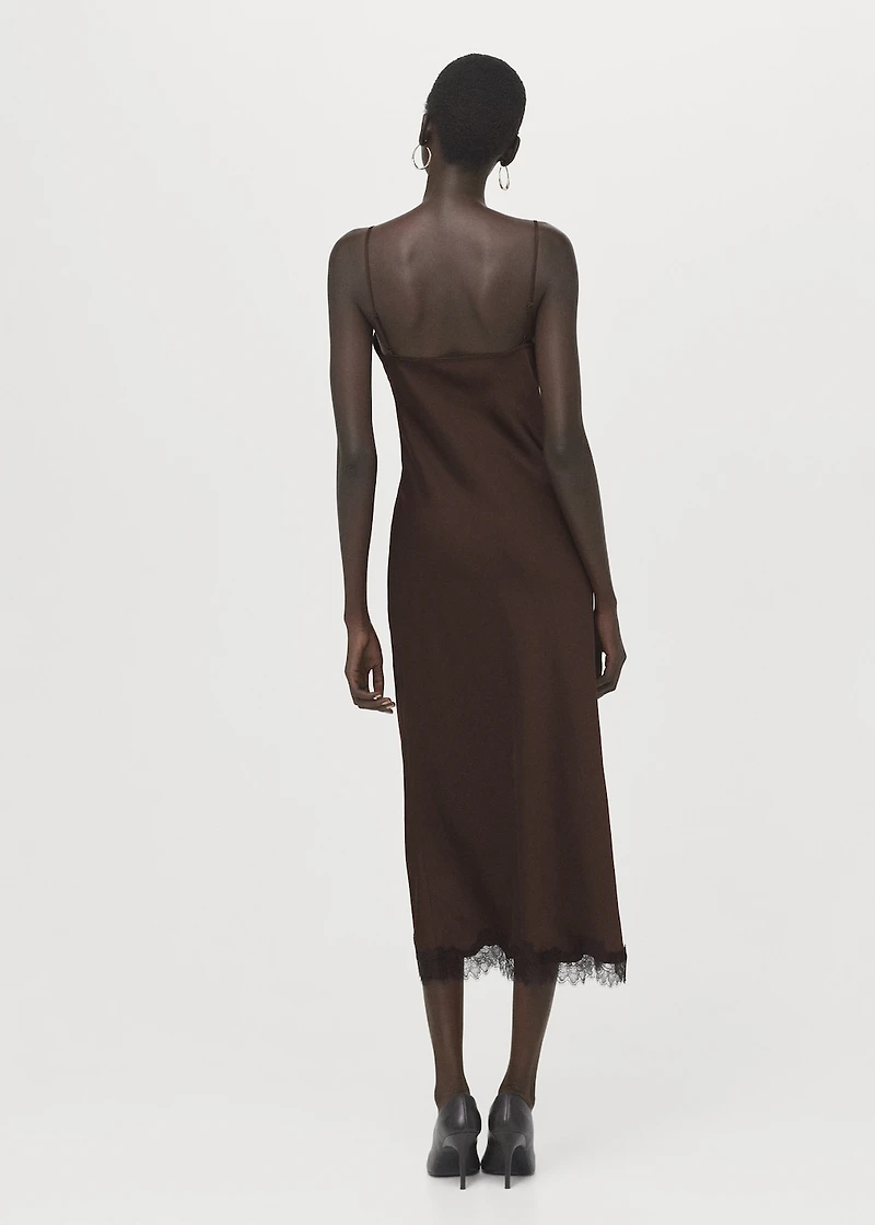 Satin camisole dress