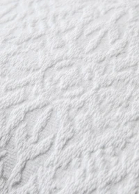 Cotton jacquard cushion cover with mosaic design 50x50 cm