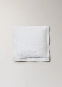 Cotton jacquard cushion cover with mosaic design 50x50 cm