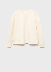 Fluid cotton sweatshirt