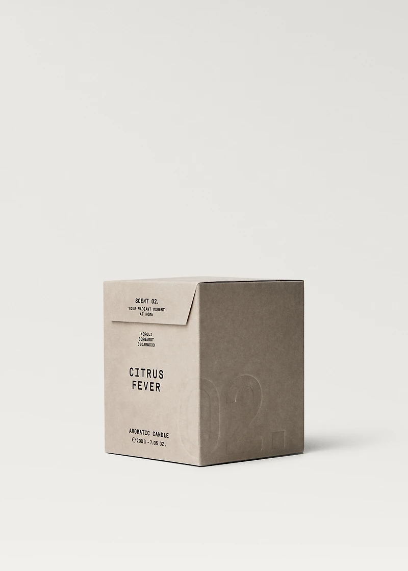 CITRUS FEVER aromatic candle g