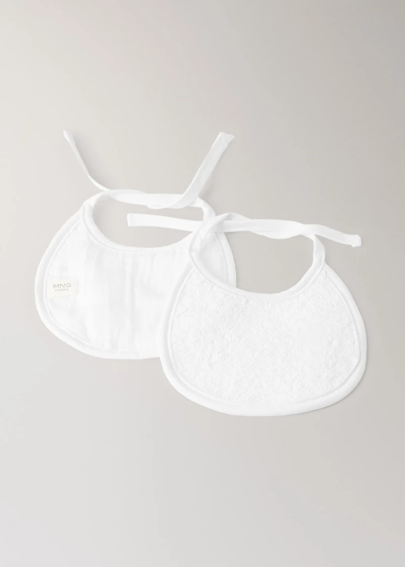 Cotton gauze bib
