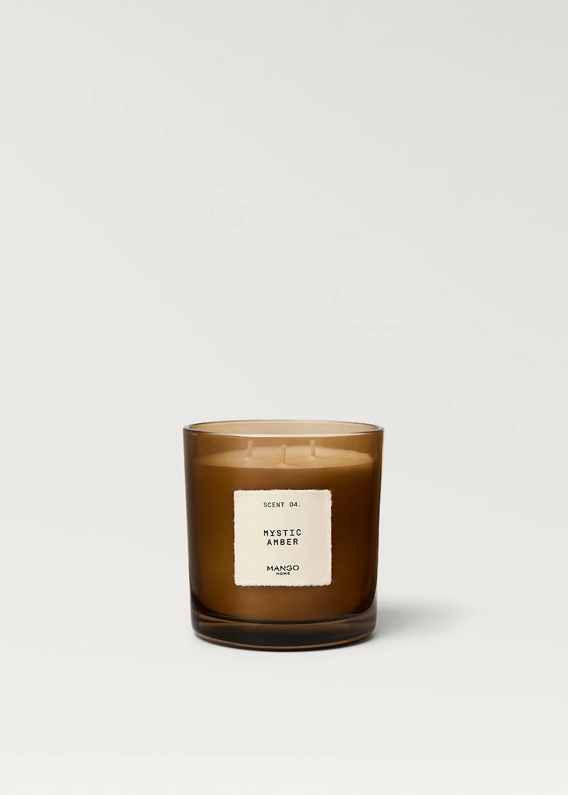 MYSTIC AMBER aromatic candle 500g