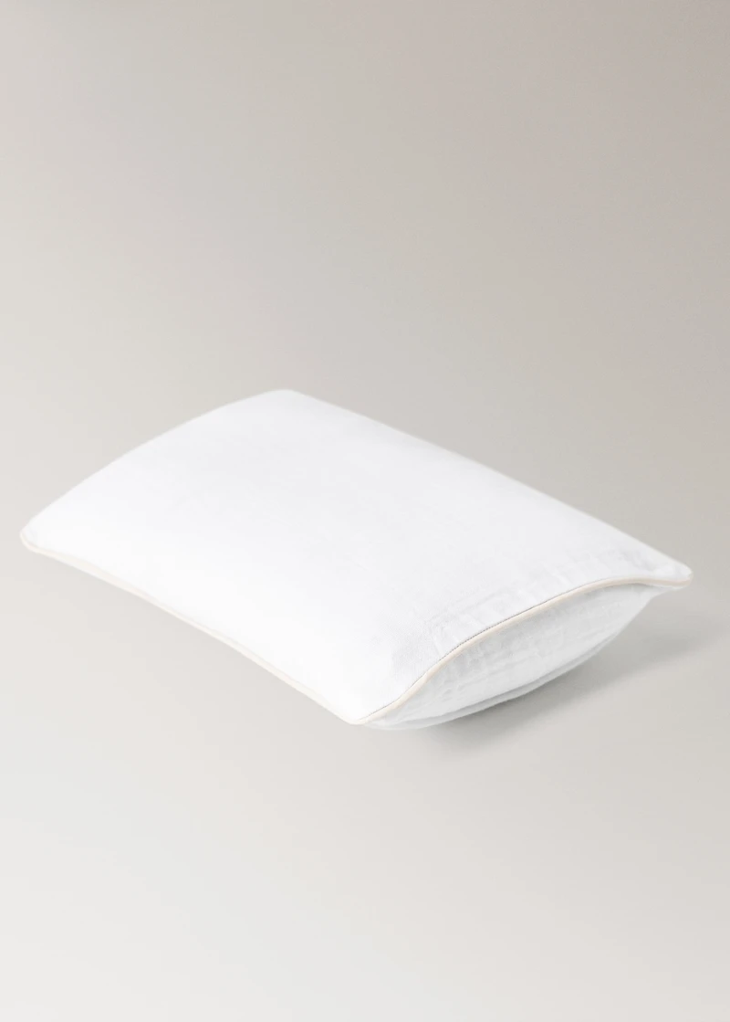 Set of chiffon cotton top sheet and pillowcase for mini cot