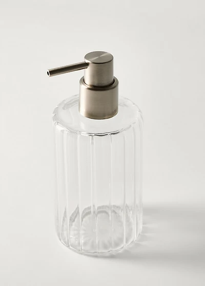Borosilicate soap dispenser