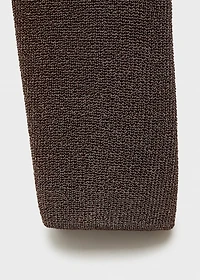 V-neck lurex sweater