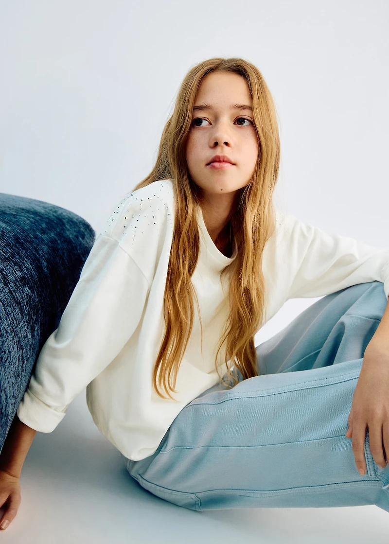 Sparkly rhinestone t-shirt