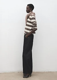 Knit striped sweater