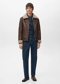 Double face sheepskin jacket