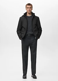 Quilted water repellent jacket