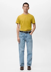 Slim-fit short-sleeved t-shirt