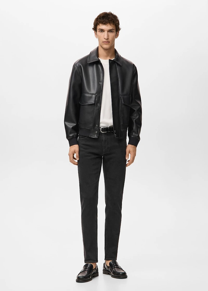 Slim fit black Jan jeans