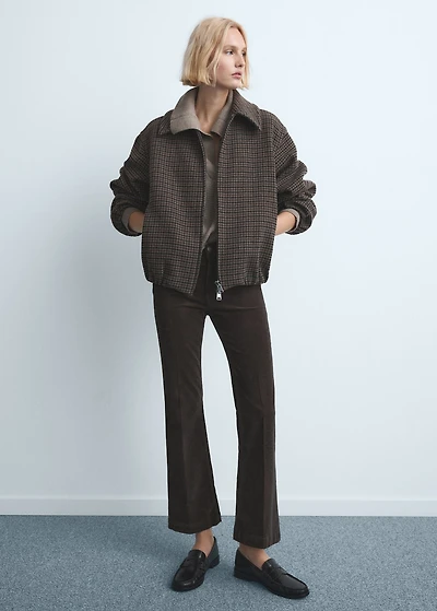 Corduroy flared jeans