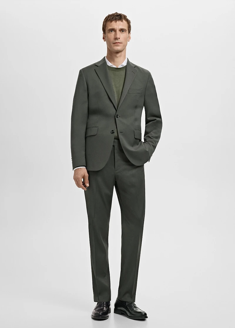 Milan slim-fit suit blazer
