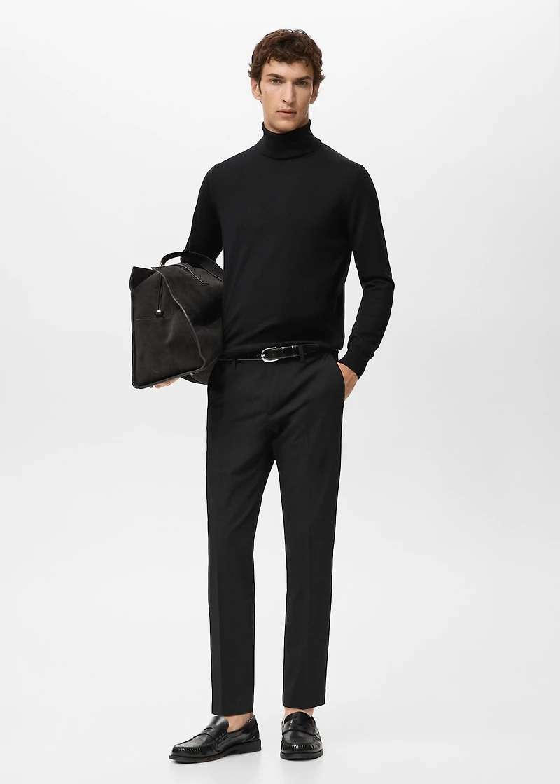 100% merino wool turtleneck sweater