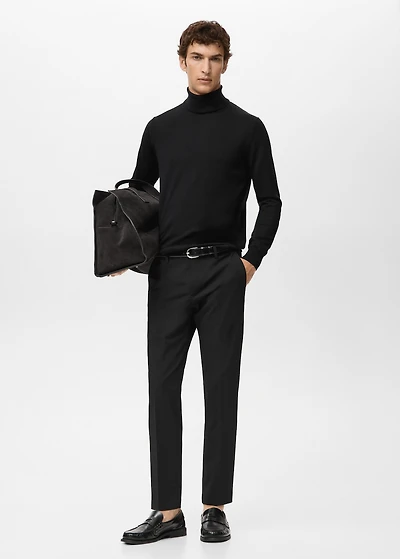 100% merino wool turtleneck sweater