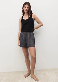 Cotton round-neck top