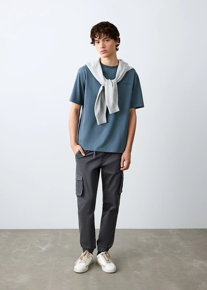 Short-sleeved printed t-shirt