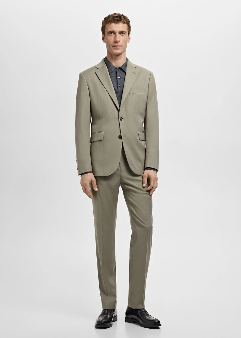 Milan slim-fit suit blazer