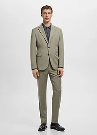 Milan slim-fit suit blazer