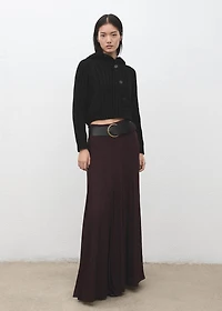 Double-breasted jacket with buttons