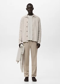 Ribbed knit cardigan