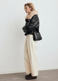 Small bucket bag with metal detail