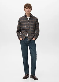 100% cotton flannel checkered shirt