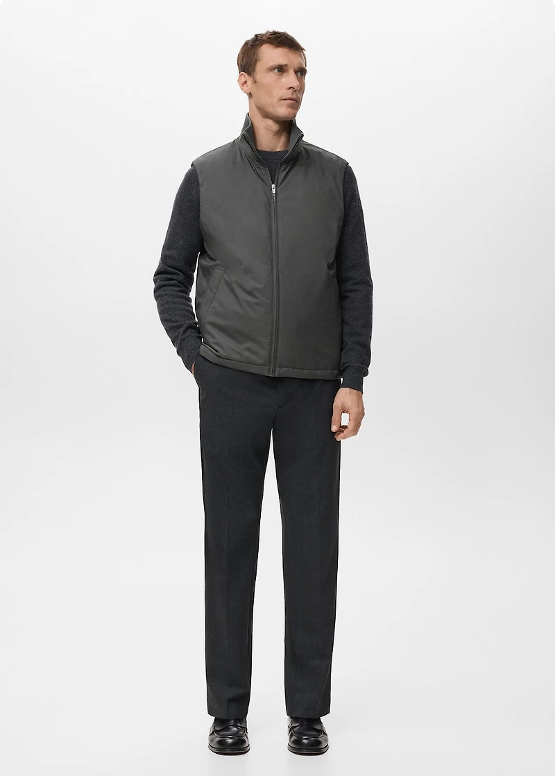 Lightweight quilted vest