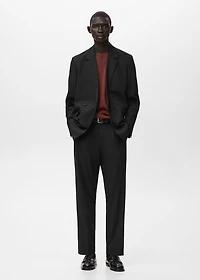 Boston regular-fit suit pants