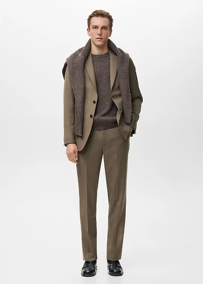 Turin 100% virgin wool suit pants