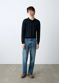 Polo neck sweater