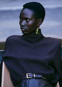 Mixed resin earrings