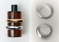 Pack of 2 rigid bracelets