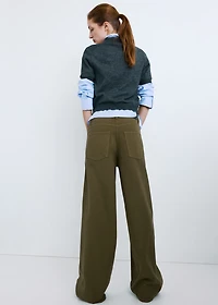 Low-rise balloon jeans