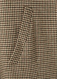 Houndstooth jacket with lapels